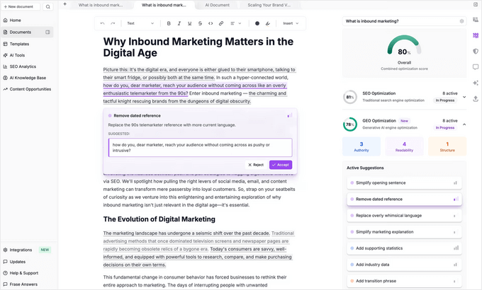 Optimizarea conținutului Frase