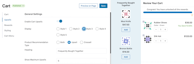 在 WooCommerce 中自定义追加销售和交叉销售促销