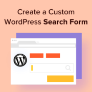 How to create a custom WordPress search form (step by step)