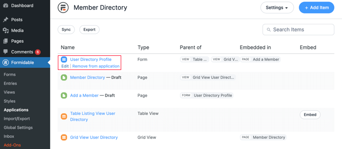 Customizing the User Directory Profile Form