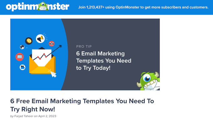 WebHostingExhibit optinmonster-number-headline How to Write a Great Blog Post (Structure + Examples)  