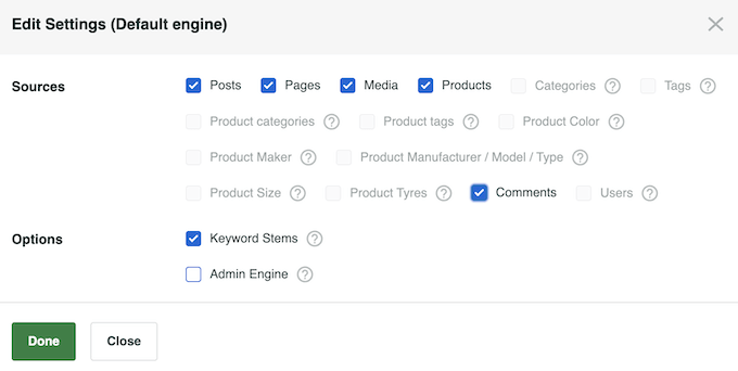 Adding additional content types to WordPress search