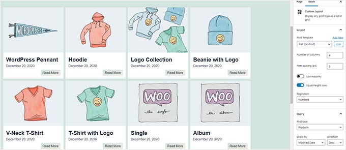 Using Custom Layouts plugin