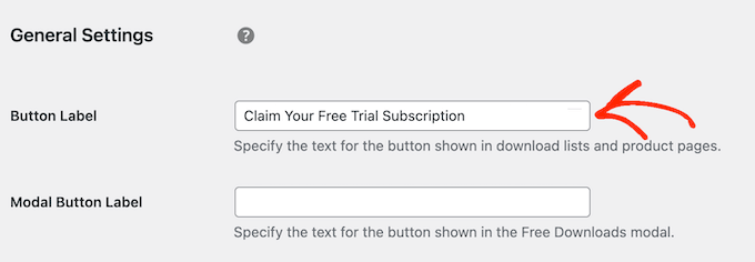 Customizing the free download and free trial subscription CTA