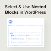How to select and use nested blocks in WordPress
