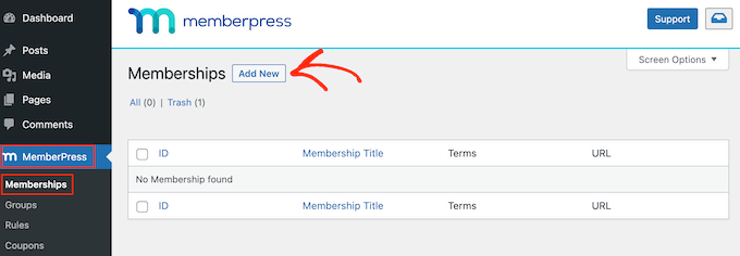 向 WordPress 添加新的会员订阅