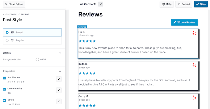 The Reviews Pro WordPress plugin, by Smash Balloon