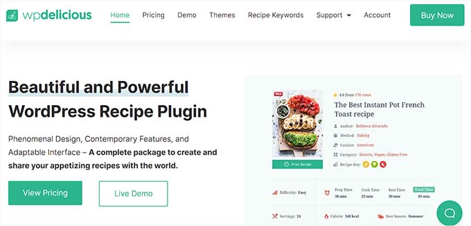 WebHostingExhibit wp-delicious 9 Best Recipe Plugins for WordPress (Free and Paid)  