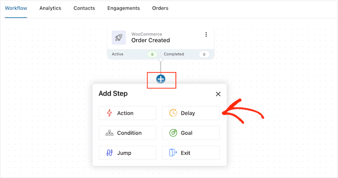 Adding a delay to an anniversary email automation workflow