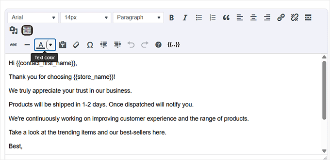 Customize post purchase email in FunnelKit