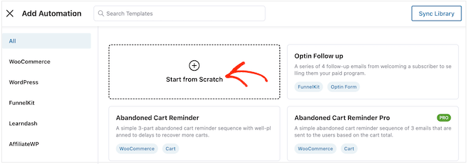 FunnelKit's workflow automation library