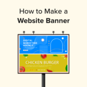 How to make a website banner in WordPress