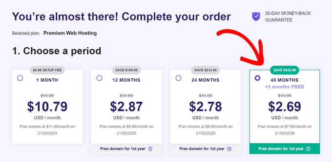 Hostinger Pricing and plans