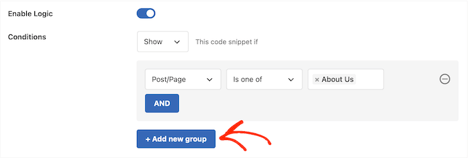 Crearea regulilor de logică inteligentă condiționată pe mai multe niveluri
