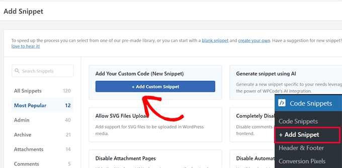 Cum să adăugați un fragment nou pe site-ul dvs. WordPress