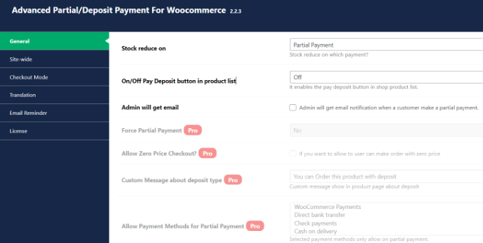 WebHostingExhibit advanced-partial-plugin-settings How to Set Up Installment Payments in WooCommerce  