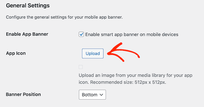 Încărcarea unei pictograme de aplicație mobilă pe site-ul sau blogul tău WordPress