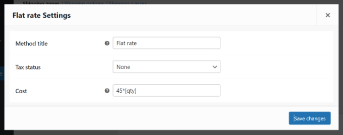 WebHostingExhibit enter-details-of-shipping-method How to Add a Shipping Calculator to Your WordPress Site  