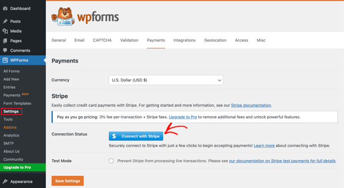 The Free WPForms Lite Plugin Now Offers Stripe Payment Processing