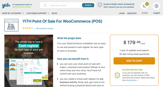 Point de vente YITH pour WooCommerce (POS)