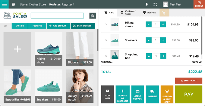 YITH Point of Sale for WooCommerce (POS) Preview