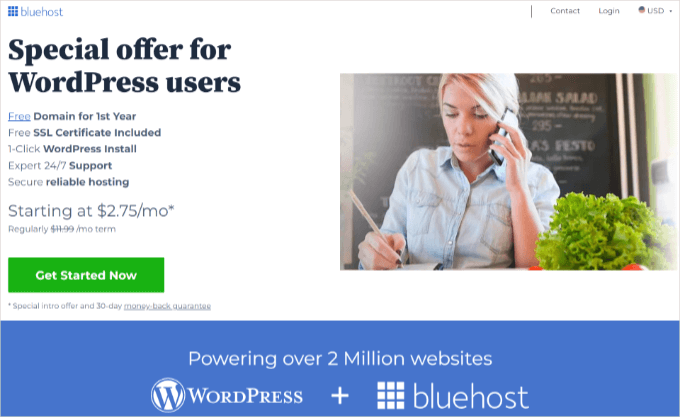 Bluehost updated pricing