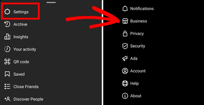 Click Settings > Business option on the Instagram account” class=”wp-image-211909″ srcset=”https://www.wpbeginner.com/wp-content/uploads/2023/09/click-settings-and-business-option-on-instagram.png 680w, https://www.wpbeginner.com/wp-content/uploads/2023/09/click-settings-and-business-option-on-instagram-300×154.png 300w” sizes=”(max-width: 680px) 100vw, 680px”></figure>
<p>If your account has been approved for Instagram Shopping by the platform, then you will see a ‘Shopping’ menu on the screen that you have to click or tap on. </p>
<p>Next, you need to select the ‘Continue’ button on the screen and then pick one of your product catalogs to set up Instagram Shopping.</p>
<p>Once you are done, don’t forget to click the ‘Done’ button to store your settings.</p>
<p>You have now successfully set up an Instagram Shopping store.</p>
<p><strong>Step 3: Add Products to Your Instagram Shop Using Product Tags</strong></p>
<p>Now that you have set up your Instagram shop, you can easily add a post for your products by clicking on the ‘Share Photos’ button.</p>
<p>You need to add a product description and call to action (CTA) for the product in the caption and then click on the ‘Tag Products’ option.</p>
<p>After that, tap the section of the post where you want to add the product tag.</p>
<figure class=