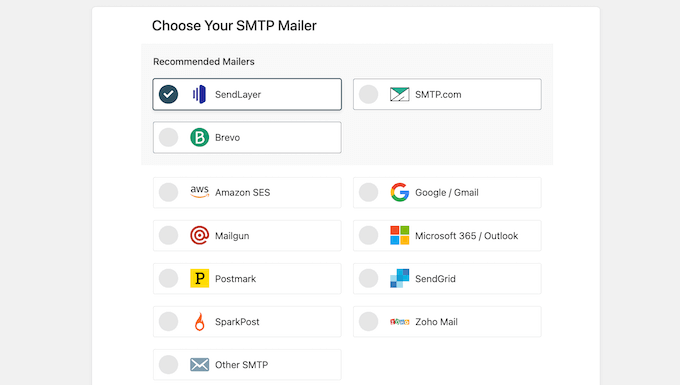 Connecting WP Mail SMTP to an email service provider