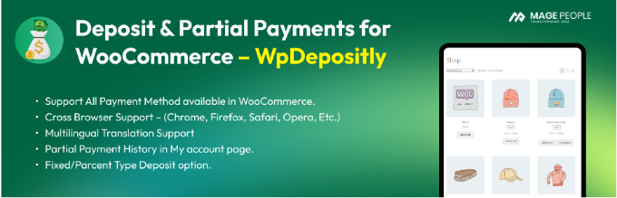 Deposit and partial payments for WooCommerce 