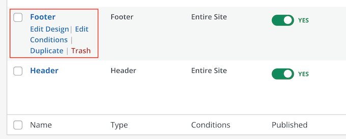 Creating a custom footer for a WordPress theme