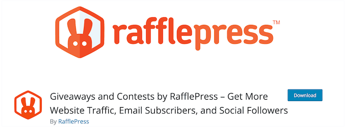 The free RafflePress giveaway plugin