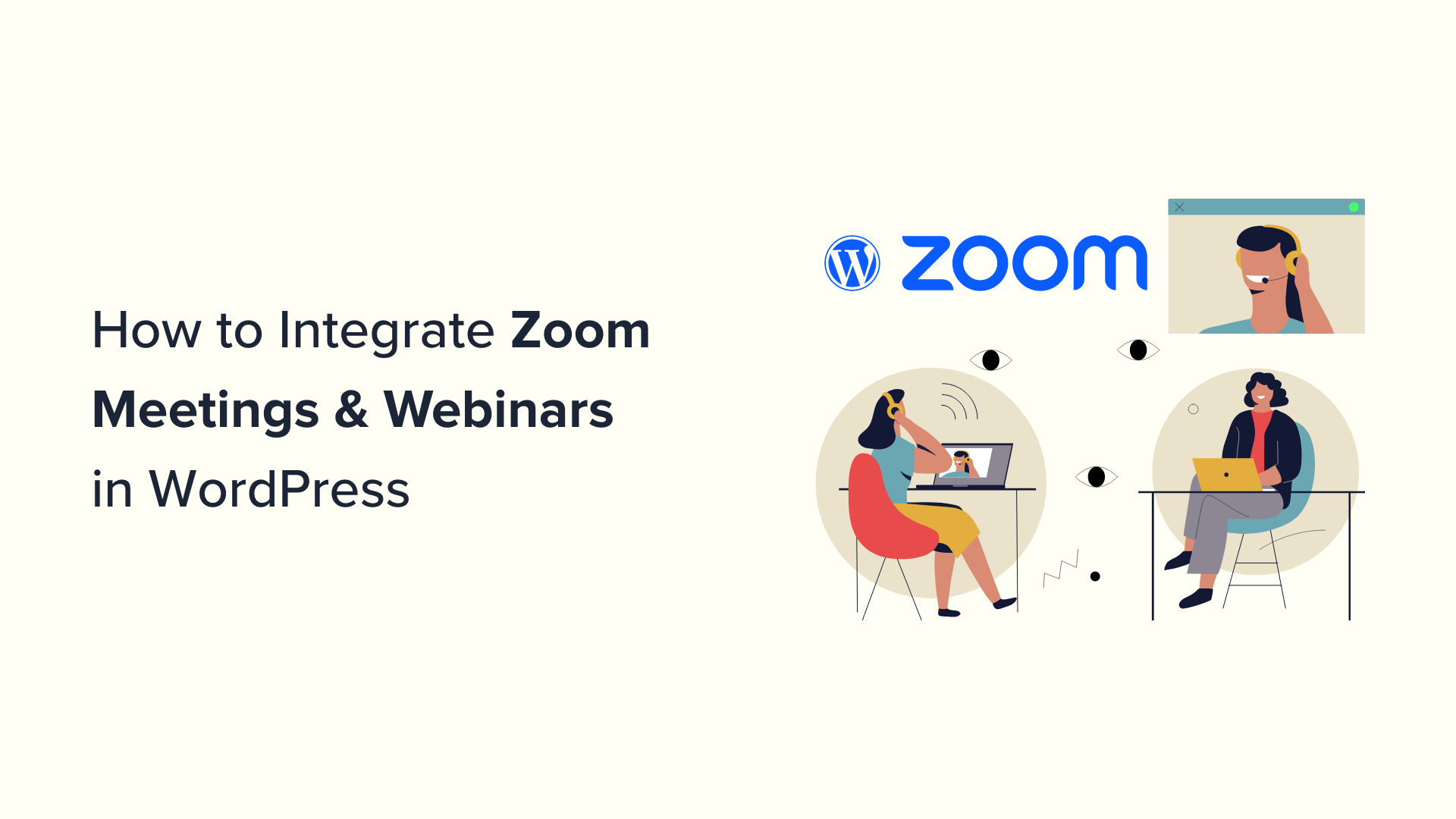 How to Integrate Zoom Meetings & inars in WordPress