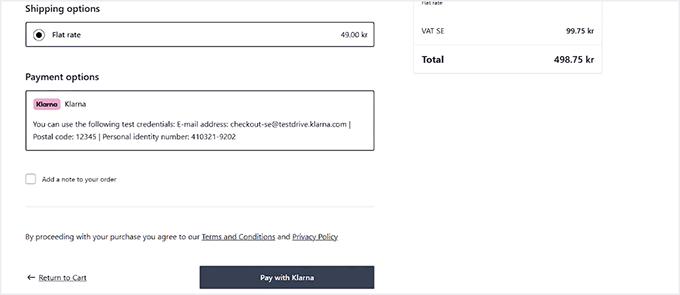 Klarna as a payment option in WooCommerce Klarna as a payment option in WooCommerce