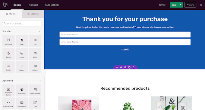 Creating a high-converting custom thank you page using SeedProd