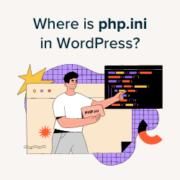 Where is php.ini in WordPress and how to edit it