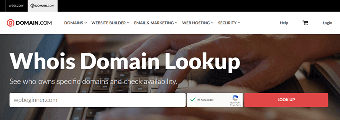 What is: WHOIS Lookup