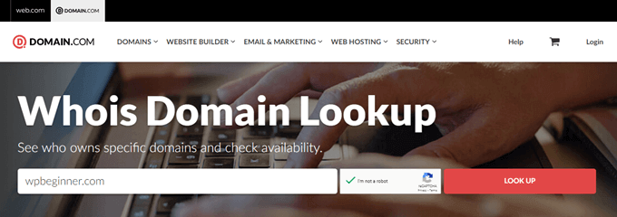 WHOIS Lookup Tool – Find Out Who Owns a Domain