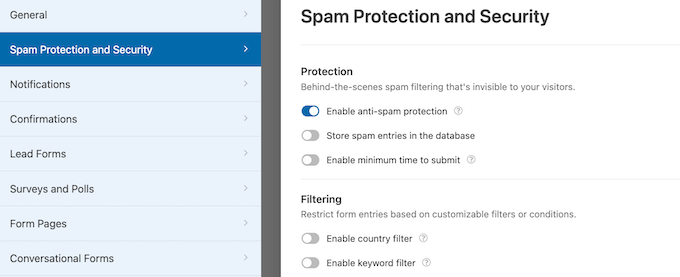 Protecting your website against spammers and hackers