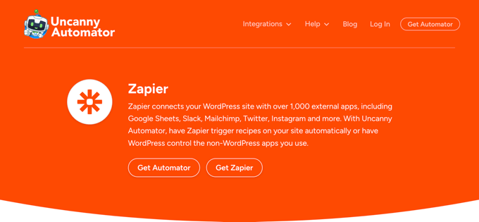 Uncanny Automator Integration With Zapier