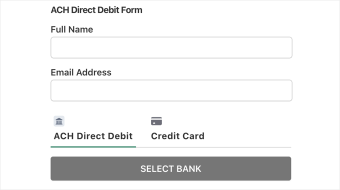 Accepting direct bank transfers in WordPress