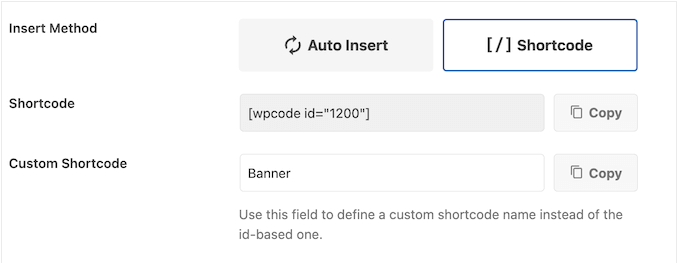 Creating a custom shortcode using WPCode