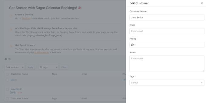 Managing customer records for your online business 