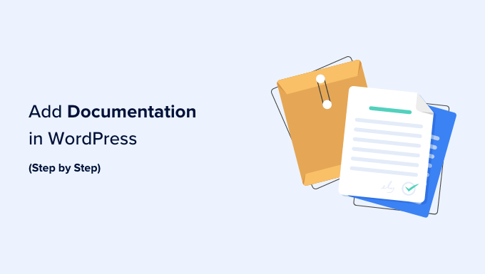 Adding documentation in WordPress