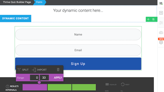 Adding dynamic content to an opt-in 