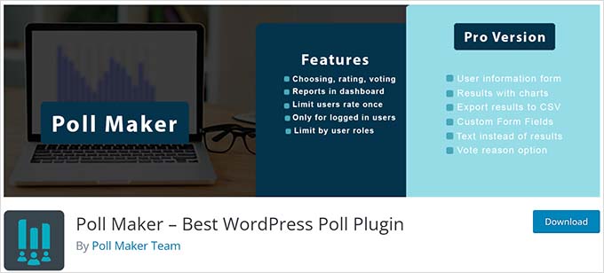 WebHostingExhibit poll-maker 12 Best WordPress Voting Plugins (Compared)  