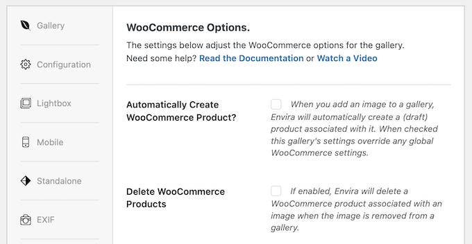 Turning your gallery images into WooCommerce products