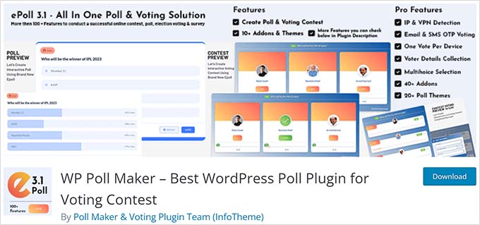 WebHostingExhibit wp-poll-maker 12 Best WordPress Voting Plugins (Compared)  
