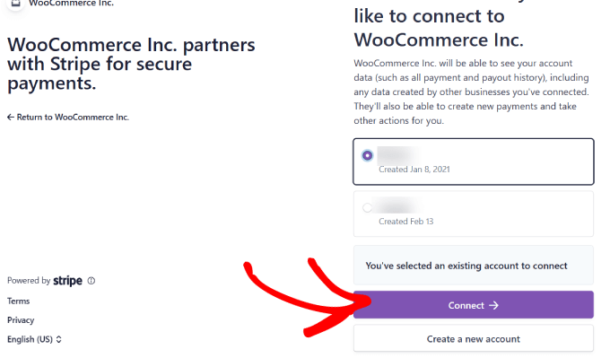 Connect Stripe to WooCommerce 