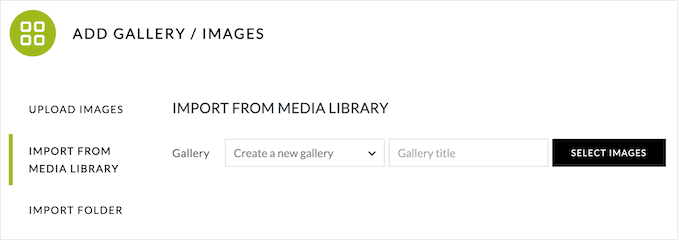 Adding images to a mobile responsive gallery in WordPress