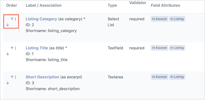 Rearranging fields in a WordPress form